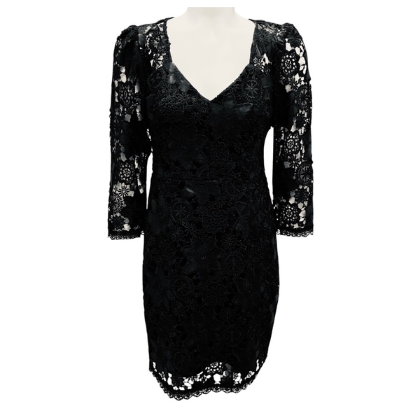Nanette Lepore Dresses & Skirts - NANETTE LEPORE BLACK LACE COCKTAIL DRESS